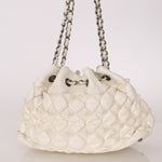 Chanel 2008 Glazed Lambskin Stravinsky Drawstring Bag - FashioNica