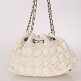 Chanel 2008 Glazed Lambskin Stravinsky Drawstring Bag - FashioNica