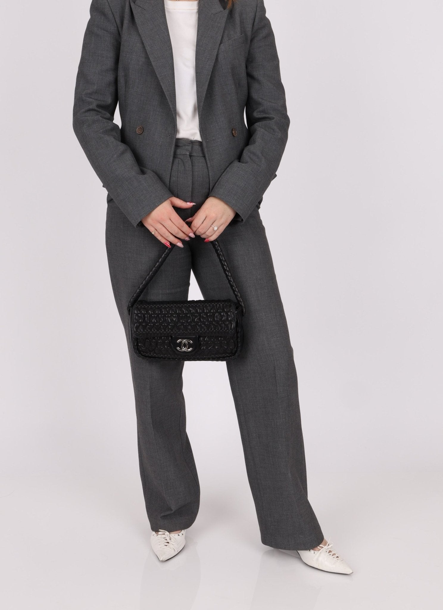 Chanel 2008 Hidden Chain Lambskin Flap Bag - FashioNica