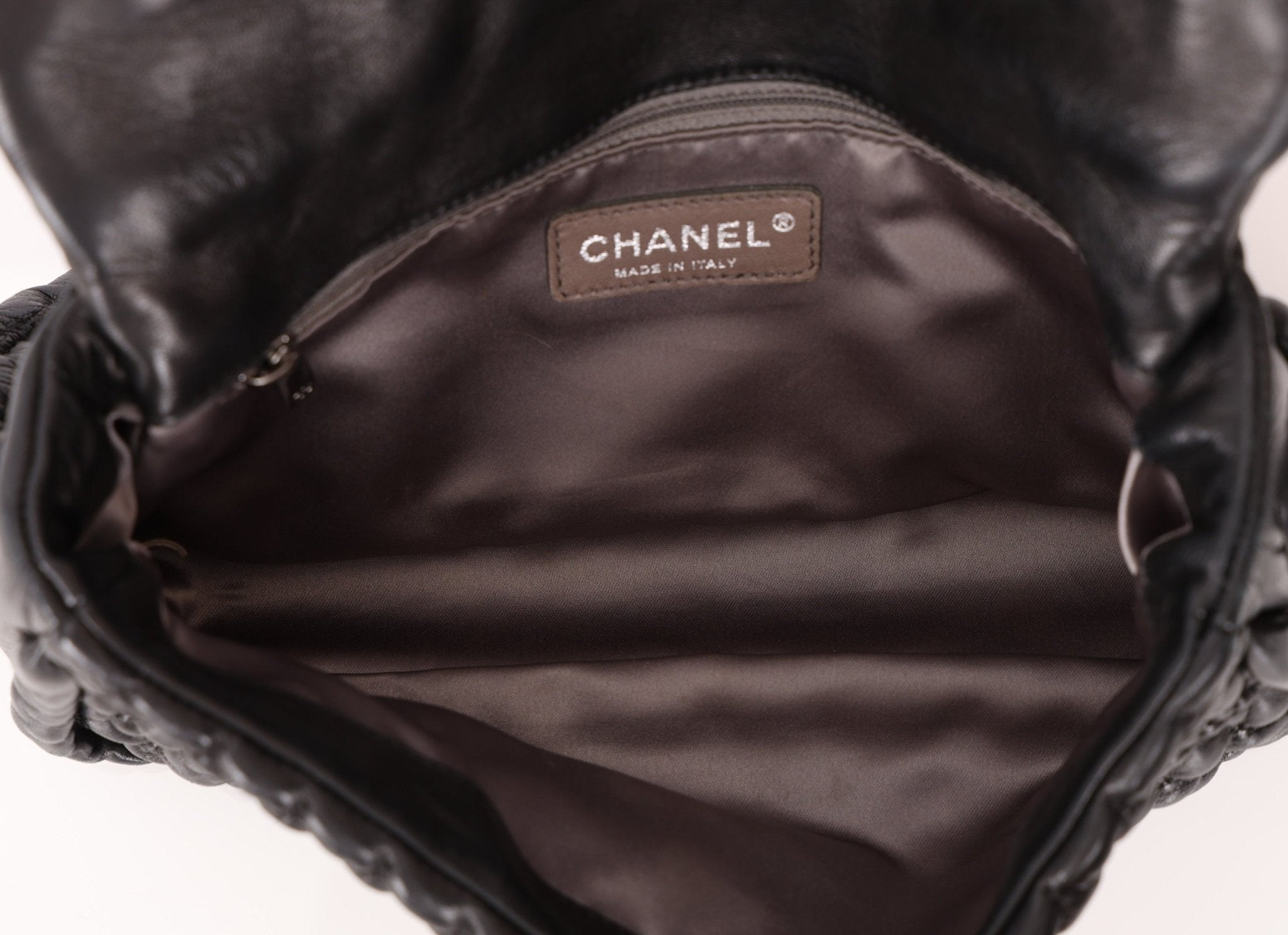 Chanel 2008 Hidden Chain Lambskin Flap Bag - FashioNica