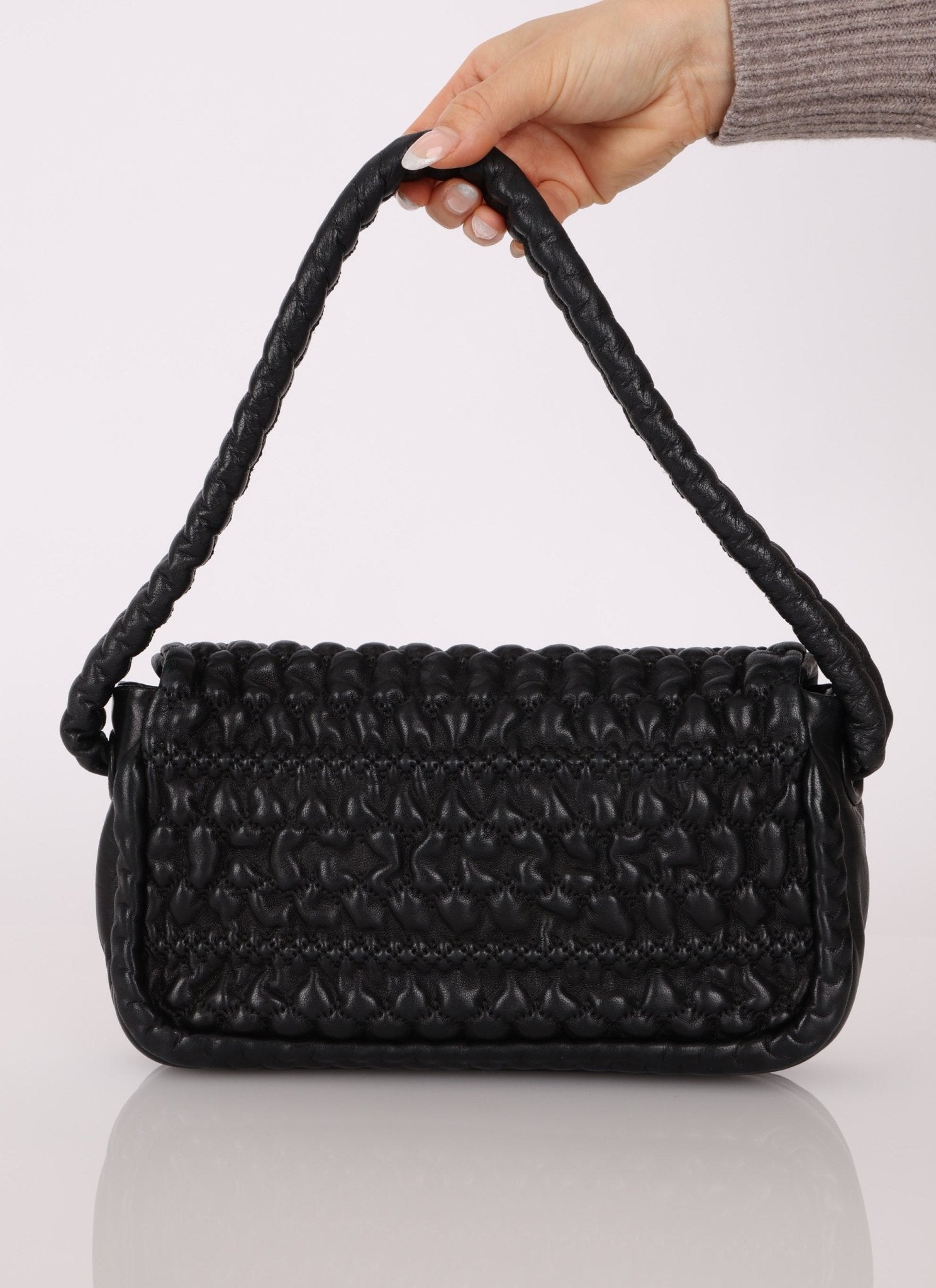 Chanel 2008 Hidden Chain Lambskin Flap Bag - FashioNica