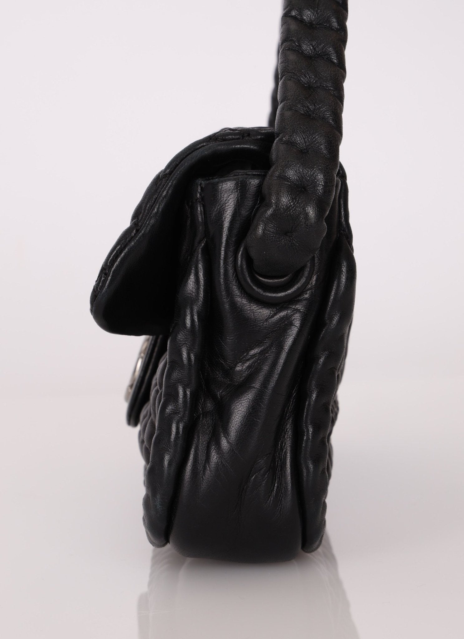 Chanel 2008 Hidden Chain Lambskin Flap Bag - FashioNica