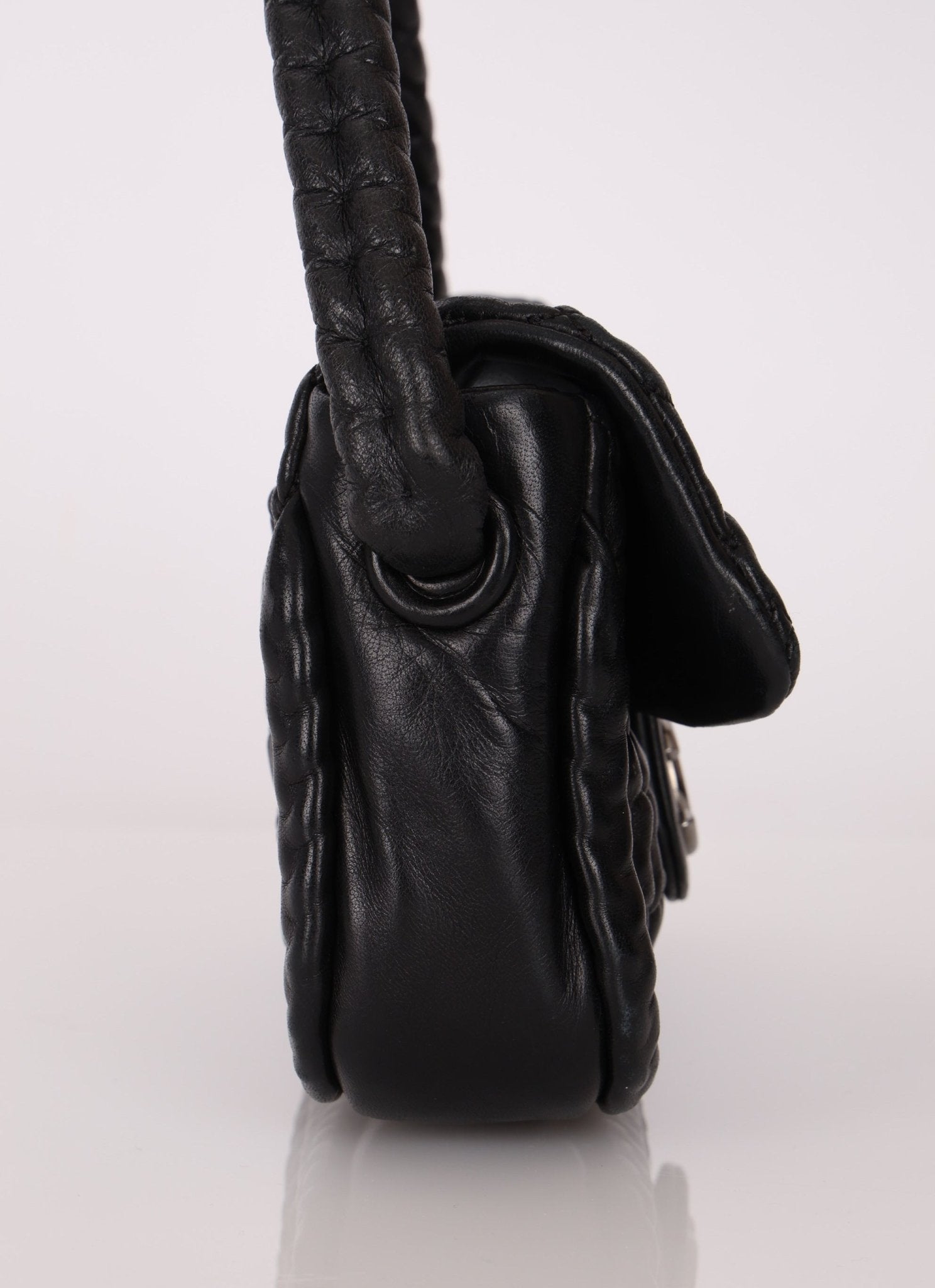 Chanel 2008 Hidden Chain Lambskin Flap Bag - FashioNica