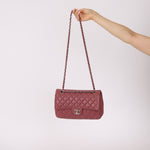 Chanel 2008 Lambskin Dusty Mauve Soft Medium Double Flap - FashioNica