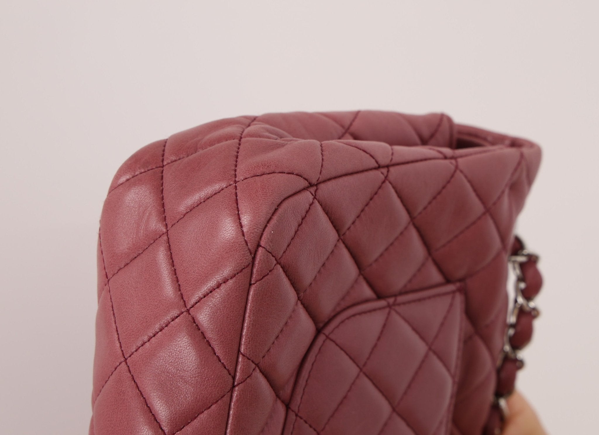 Chanel 2008 Lambskin Dusty Mauve Soft Medium Double Flap - FashioNica