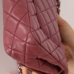 Chanel 2008 Lambskin Dusty Mauve Soft Medium Double Flap - FashioNica