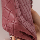 Chanel 2008 Lambskin Dusty Mauve Soft Medium Double Flap - FashioNica