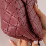 Chanel 2008 Lambskin Dusty Mauve Soft Medium Double Flap - FashioNica