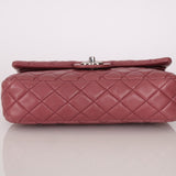 Chanel 2008 Lambskin Dusty Mauve Soft Medium Double Flap - FashioNica