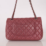 Chanel 2008 Lambskin Dusty Mauve Soft Medium Double Flap - FashioNica