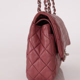 Chanel 2008 Lambskin Dusty Mauve Soft Medium Double Flap - FashioNica