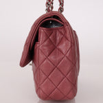 Chanel 2008 Lambskin Dusty Mauve Soft Medium Double Flap - FashioNica