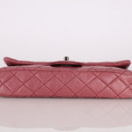 Chanel 2008 Mauve Rose Soft Lambskin East West Classic Flap - FashioNica