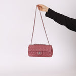 Chanel 2008 Mauve Rose Soft Lambskin East West Classic Flap - FashioNica