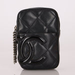 Chanel 2008 Quilted Calfskin Cambon Pouch - FashioNica