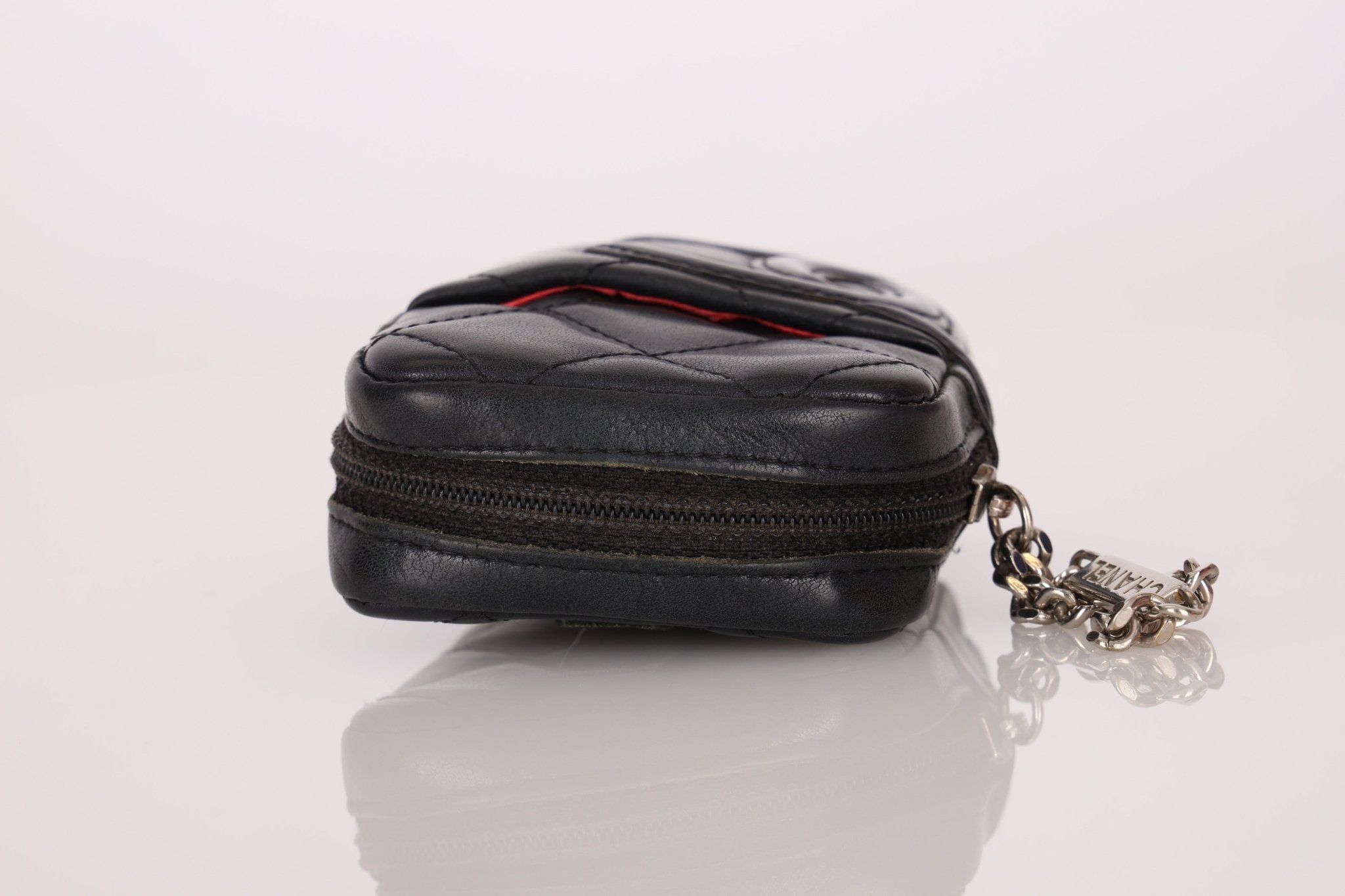 Chanel 2008 Quilted Calfskin Cambon Pouch - FashioNica