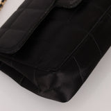 Chanel 2008 Satin Mini Chocolate Bar Flap Bag - FashioNica