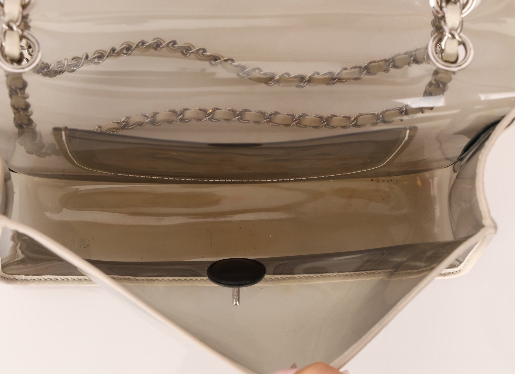 Chanel 2008 Transparent Heart Classic Flap - FashioNica