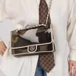 Chanel 2008 Transparent Heart Classic Flap - FashioNica