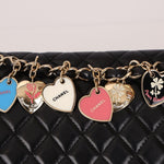 Chanel 2009 Black Lambskin Valentine Medium Chain Flap Bag - FashioNica