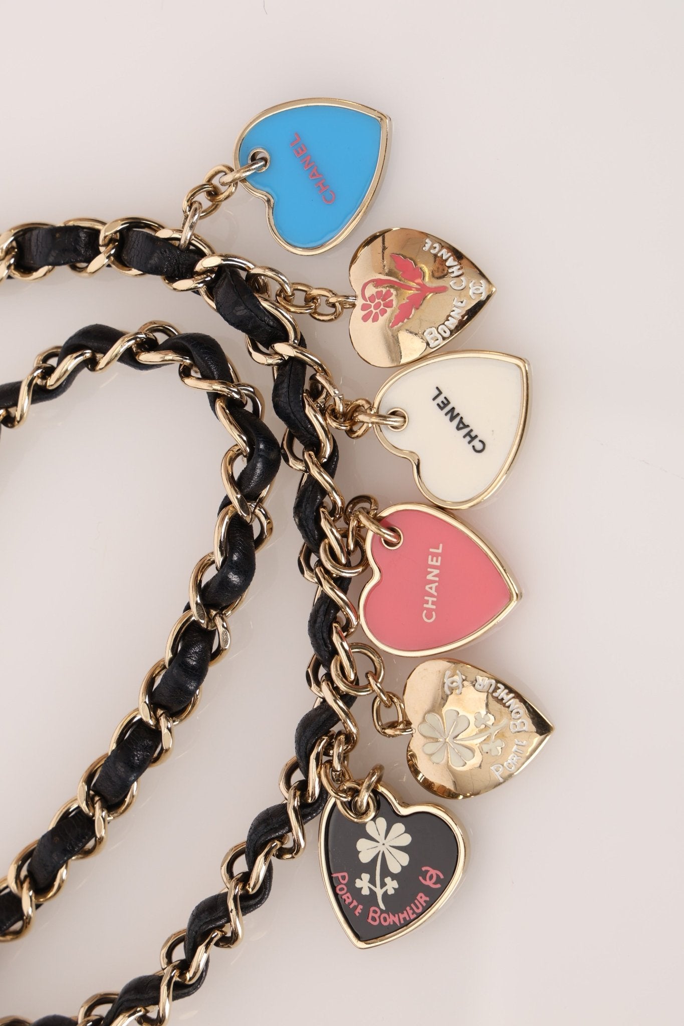 Chanel 2009 Black Lambskin Valentine Medium Chain Flap Bag - FashioNica