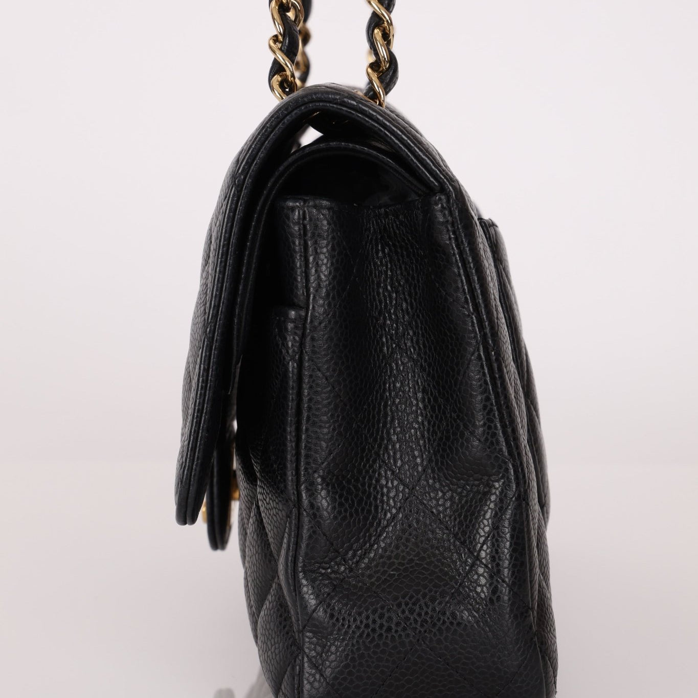 Chanel 2009 Caviar Medium Classic Double Flap - FashioNica