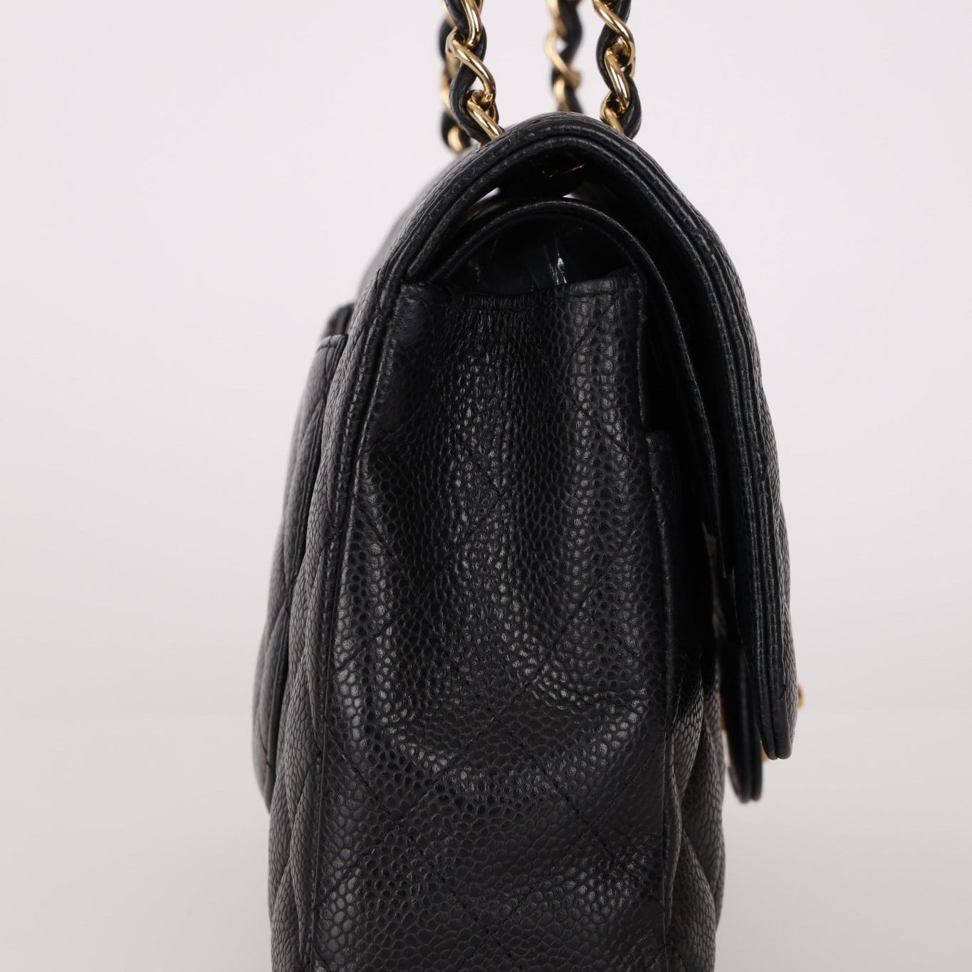 Chanel 2009 Caviar Medium Classic Double Flap - FashioNica