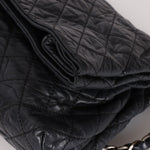 Chanel 2009 Crinkled Calfskin Fold Over Flap Bag - FashioNica
