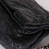 Chanel 2009 Crinkled Calfskin Fold Over Flap Bag - FashioNica