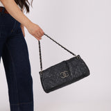 Chanel 2009 Crinkled Calfskin Fold Over Flap Bag - FashioNica