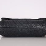 Chanel 2009 Crinkled Calfskin Fold Over Flap Bag - FashioNica