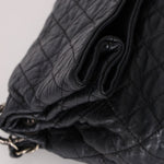 Chanel 2009 Crinkled Calfskin Fold Over Flap Bag - FashioNica