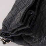 Chanel 2009 Crinkled Calfskin Fold Over Flap Bag - FashioNica