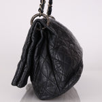 Chanel 2009 Crinkled Calfskin Fold Over Flap Bag - FashioNica