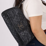 Chanel 2009 Crinkled Calfskin Fold Over Flap Bag - FashioNica