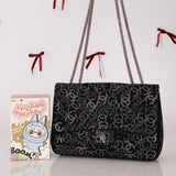 Chanel 2009 Paris - Shanghai Tweed Pudong Swarovski Crystal Single Flap - FashioNica