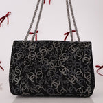 Chanel 2009 Paris - Shanghai Tweed Pudong Swarovski Crystal Single Flap - FashioNica