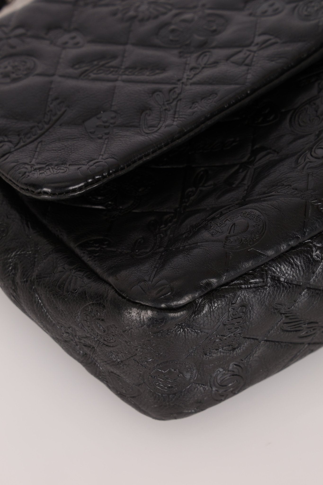 Chanel 2010 Calfskin Embossed Lucky Charms Symbol Flap Bag - FashioNica