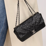 Chanel 2010 Calfskin Embossed Lucky Charms Symbol Flap Bag - FashioNica