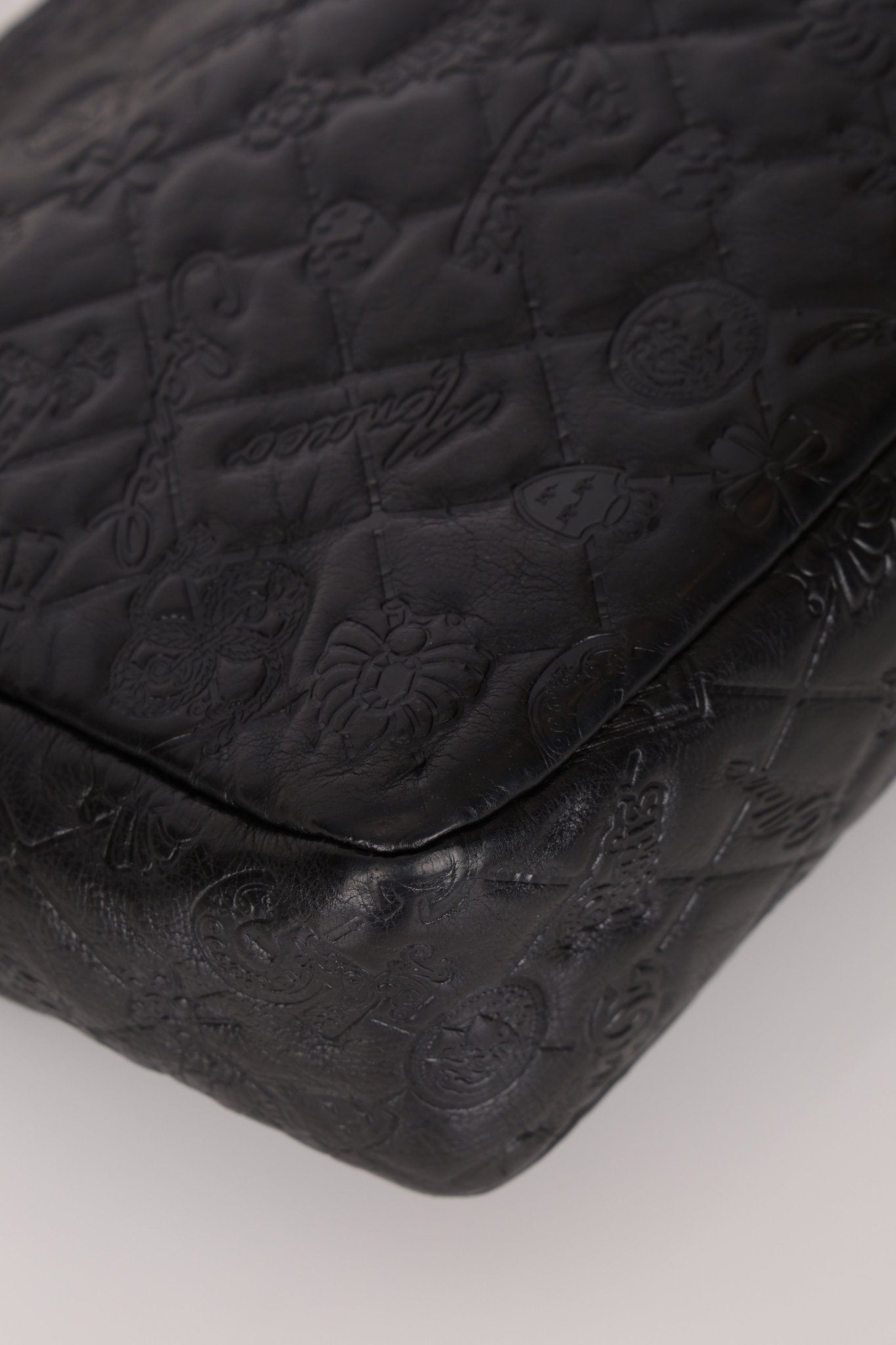 Chanel 2010 Calfskin Embossed Lucky Charms Symbol Flap Bag - FashioNica