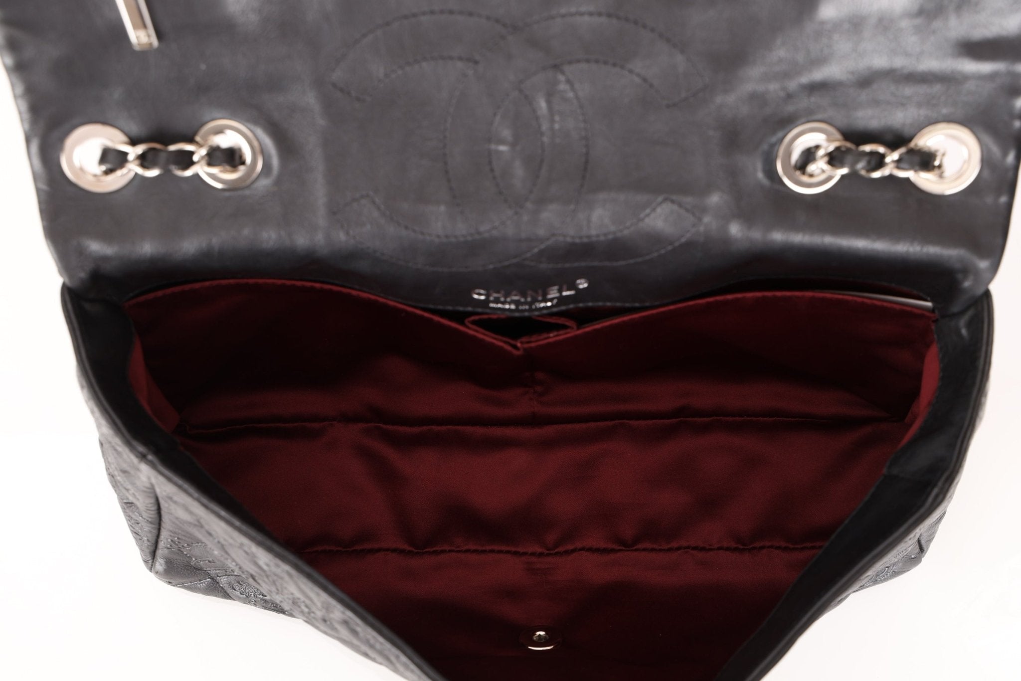 Chanel 2010 Calfskin Embossed Lucky Charms Symbol Flap Bag - FashioNica