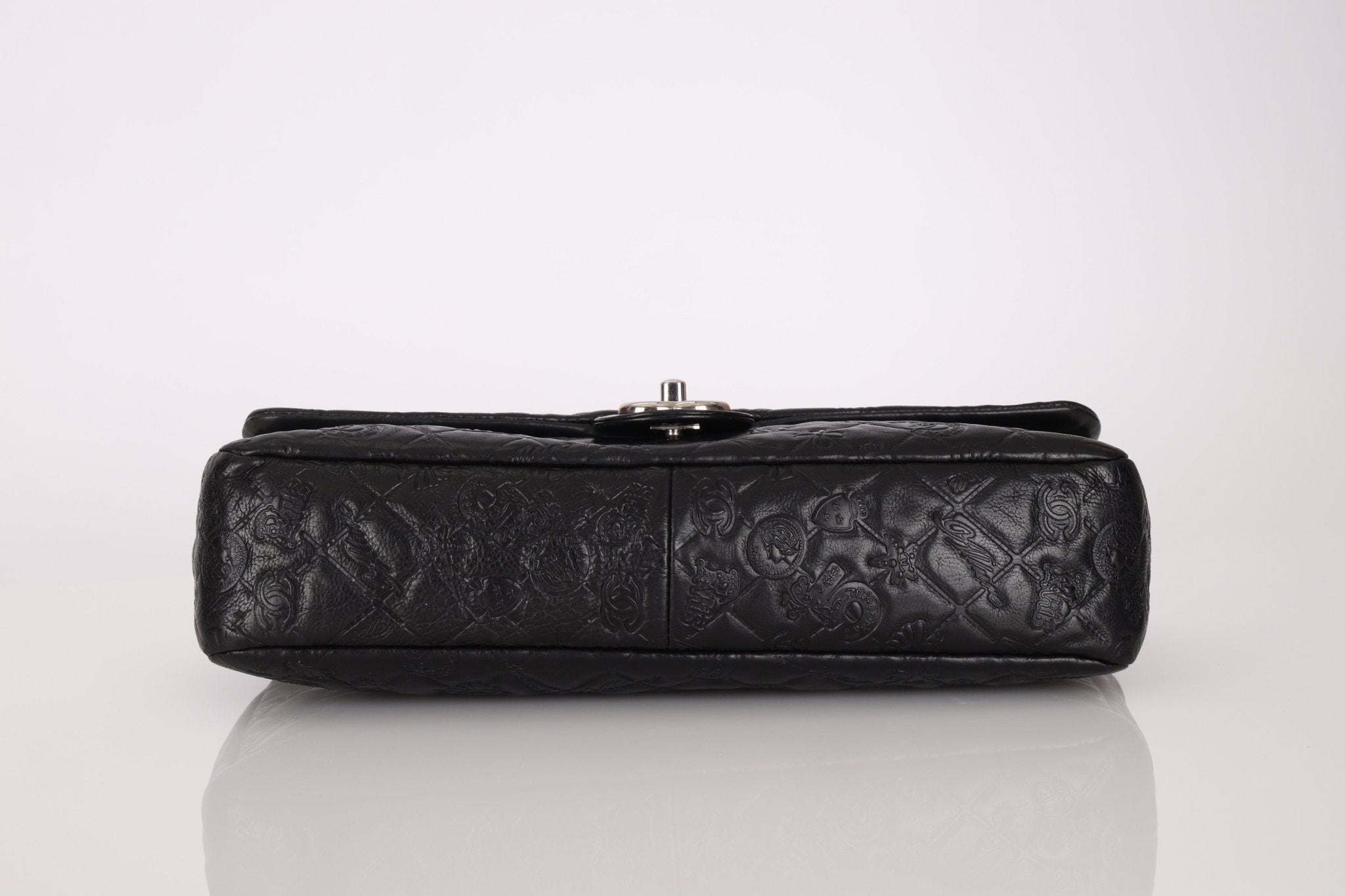 Chanel 2010 Calfskin Embossed Lucky Charms Symbol Flap Bag - FashioNica