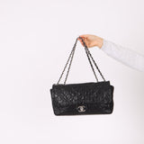 Chanel 2010 Calfskin Embossed Lucky Charms Symbol Flap Bag - FashioNica