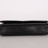 Chanel 2011 Black Lambskin Camellia Wallet on Chain - FashioNica