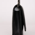 Chanel 2011 Black Lambskin Camellia Wallet on Chain - FashioNica