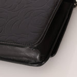 Chanel 2011 Black Lambskin Camellia Wallet on Chain - FashioNica