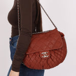 Chanel 2011 Bordeaux Large Chain Around Flap Bag - FashioNica