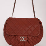 Chanel 2011 Bordeaux Large Chain Around Flap Bag - FashioNica