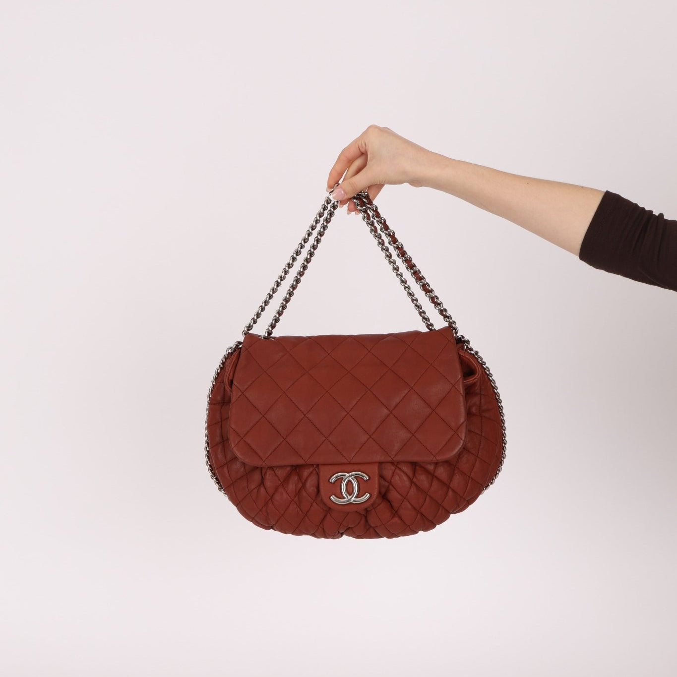 Chanel 2011 Bordeaux Large Chain Around Flap Bag - FashioNica