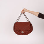 Chanel 2011 Bordeaux Large Chain Around Flap Bag - FashioNica